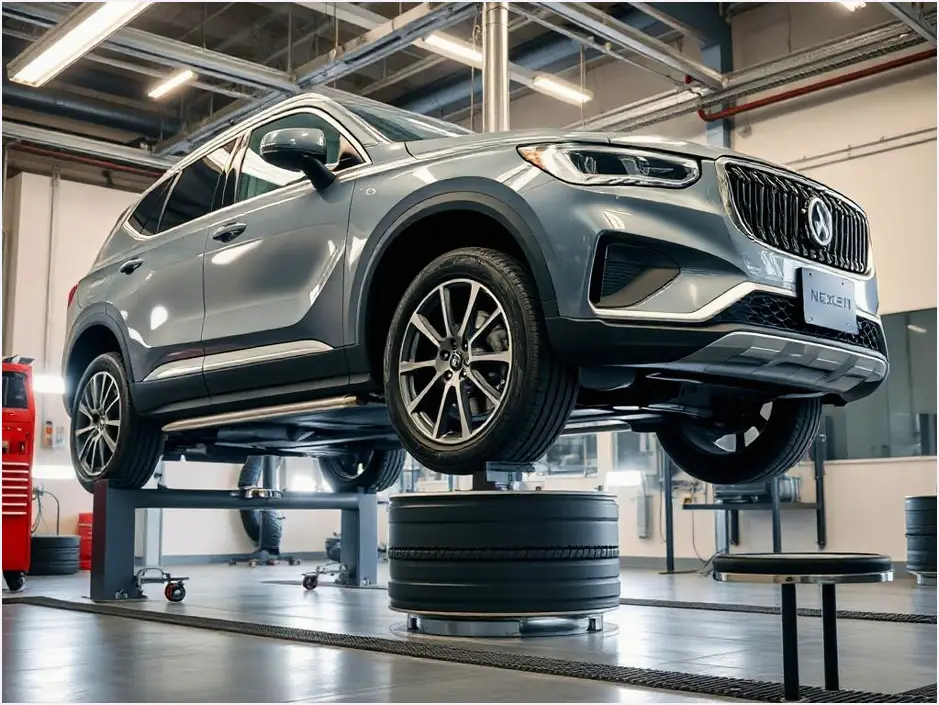 권선 ES350e 넥센타이어렌탈 작업 전후 2